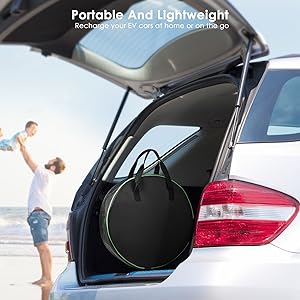 Estación de carga móvil de EVS de 1 fase de 7KW Tipo 2 / Tipo 1 / GBT 16A / 32A 8