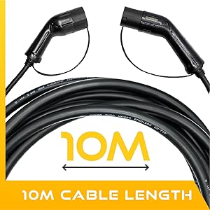 1 / 3 Fase 5m Cable de carga para vehículos eléctricos 16A 3.5kW 11KW Cable de carga de tipo 2 a tipo 2 1