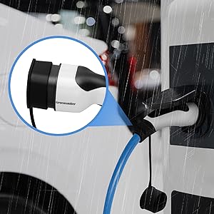 Cables de carga de vehículos eléctricos masculino a femenino tipo 2 enrollados SAE J1772 tipo 1 1 / 3 fase 3.6KW - 22KW 5