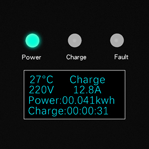 3.5kw 7kw cargador de vehículos eléctricos GB/T 8A a 32A 3