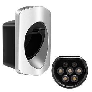 IEC62196-2 Tipo 2 Conector de montaje en la pared para el soporte de enchufe de un vehículo eléctrico 3