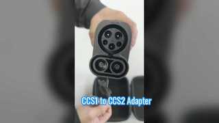 Adaptador de carga CCS1 a CCS2 EV para carga rápida de CC de vehículos eléctricos