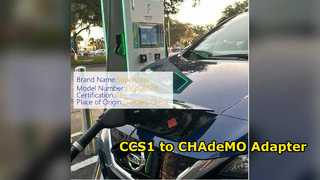 Adaptador CCS1 a CHAdeMO 250A Carga Rápida
