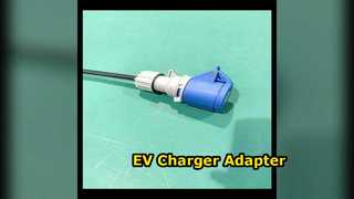 Adaptador de cargador EV con enchufe CEE a Reino Unido 32A