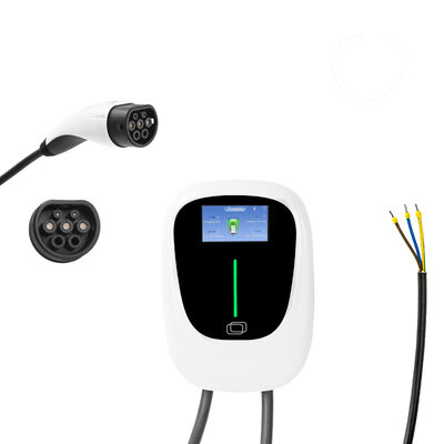 11KW 16/32A Pantalla de visualización caja de recarga de vehículos eléctricos en casa o en entornos comerciales