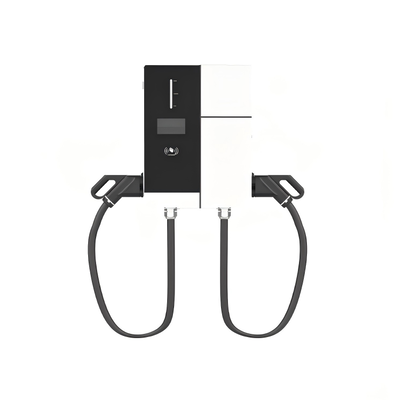 Cargador rápido para vehículos eléctricos Sixpence New DC Double Gun 40kW 4G Ethernet OCPP1.6J RFID Wallbox CCS2+CCS2 Plug Charge IP54
