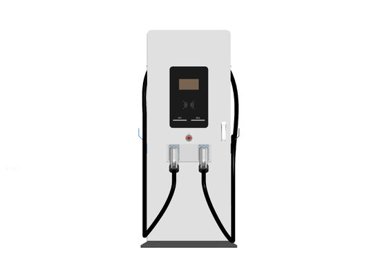 Estación de carga rápida CC comercial para vehículos eléctricos de 60 a 160 kW, CCS, pistola única, pistola doble, cargador de coche eléctrico OCPP 1.6J para carga pública
